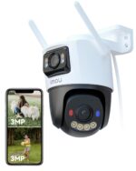 IMOU Cruiser Dual 2 (6MP Dual-Lens WiFi 6 Camera) | 3MP+3MP Pan/Tilt & Fixed Lenses, Human/Vehicle Detection, Red & Blue Warning Lights, Smart Full-Color Night Vision, H.265 Compression - Image 2