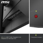 MSI MAG 275F 27" FHD 180Hz 0.5ms Rapid IPS Gaming Monitor – Adaptive Sync, AI Vision, Anti-Flicker, Frameless Design, Ultra-Smooth Gameplay, Black (9S6-3CE21M-001) - Image 7