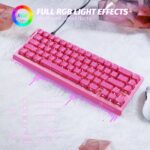 ATTACK SHARK X68HE 60% Mechanical Gaming Keyboard – Rose Contour RGB, Hall Effect Magnetic Switch, 0.01mm RT Accuracy, Adjustable Actuation 0.1–3.4mm, 8KHz Polling, Top Mount - Image 7