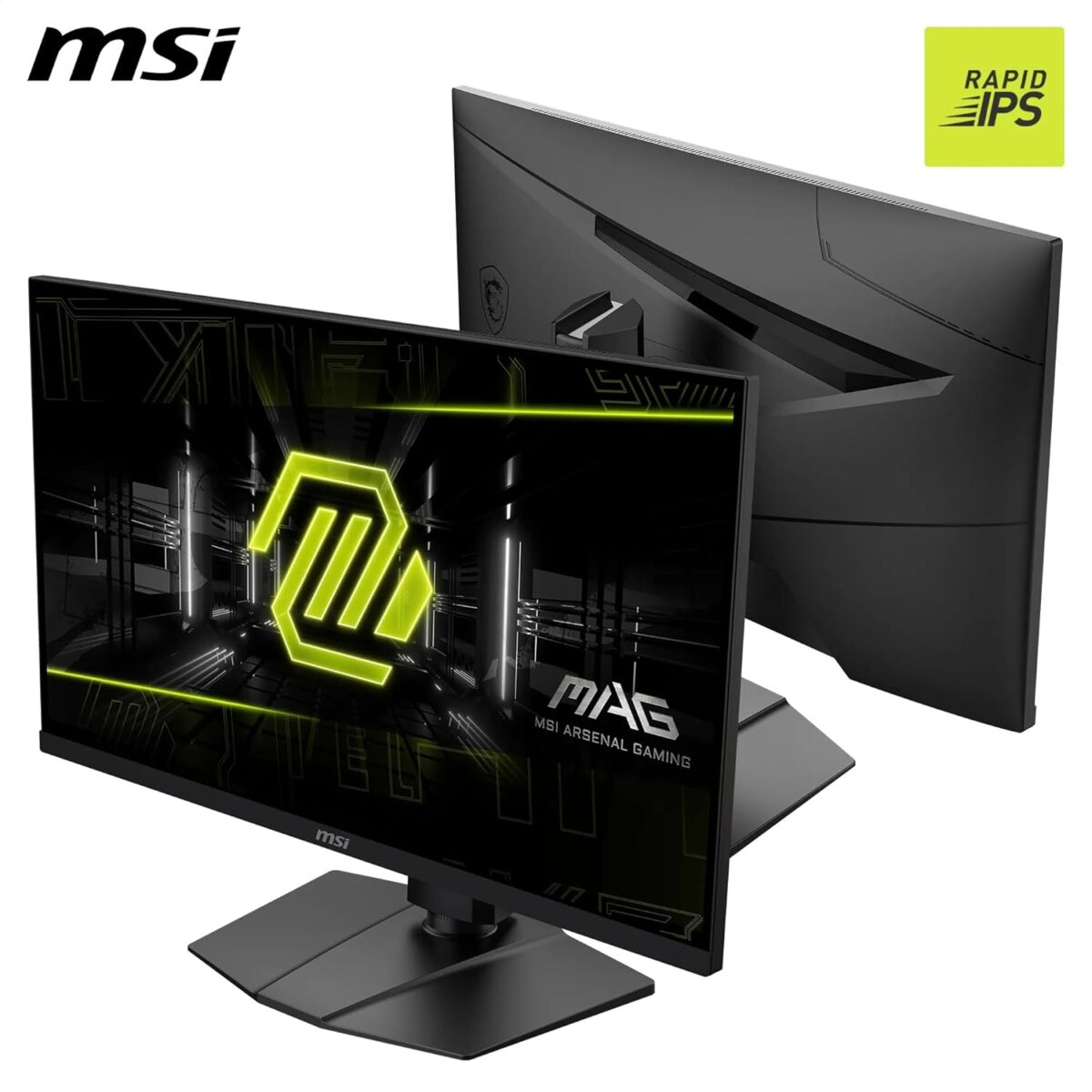 MSI MAG 275F 27" FHD 180Hz 0.5ms Rapid IPS Gaming Monitor – Adaptive Sync, AI Vision, Anti-Flicker, Frameless Design, Ultra-Smooth Gameplay, Black (9S6-3CE21M-001) - Image 3