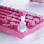 ATTACK SHARK X68HE 60% Mechanical Gaming Keyboard – Rose Contour RGB, Hall Effect Magnetic Switch, 0.01mm RT Accuracy, Adjustable Actuation 0.1–3.4mm, 8KHz Polling, Top Mount - Image 3
