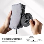 Ugreen Magnetic Phone Stand for MagSafe – 1600g Strong Grip, 360° Rotation, Height Adjustable & Foldable Desk Holder, Ergonomic Design for iPhone 12–17 Series – Black - Image 8