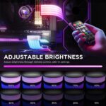 ASIAHORSE AURORA PRO ARGB PSU Cable Cover – 108 LEDs | 5V 3-Pin Sync | Fits 24-Pin & Dual 8-Pin GPU Cables |  White Cover | Clean Aesthetic Cable Management - Image 2