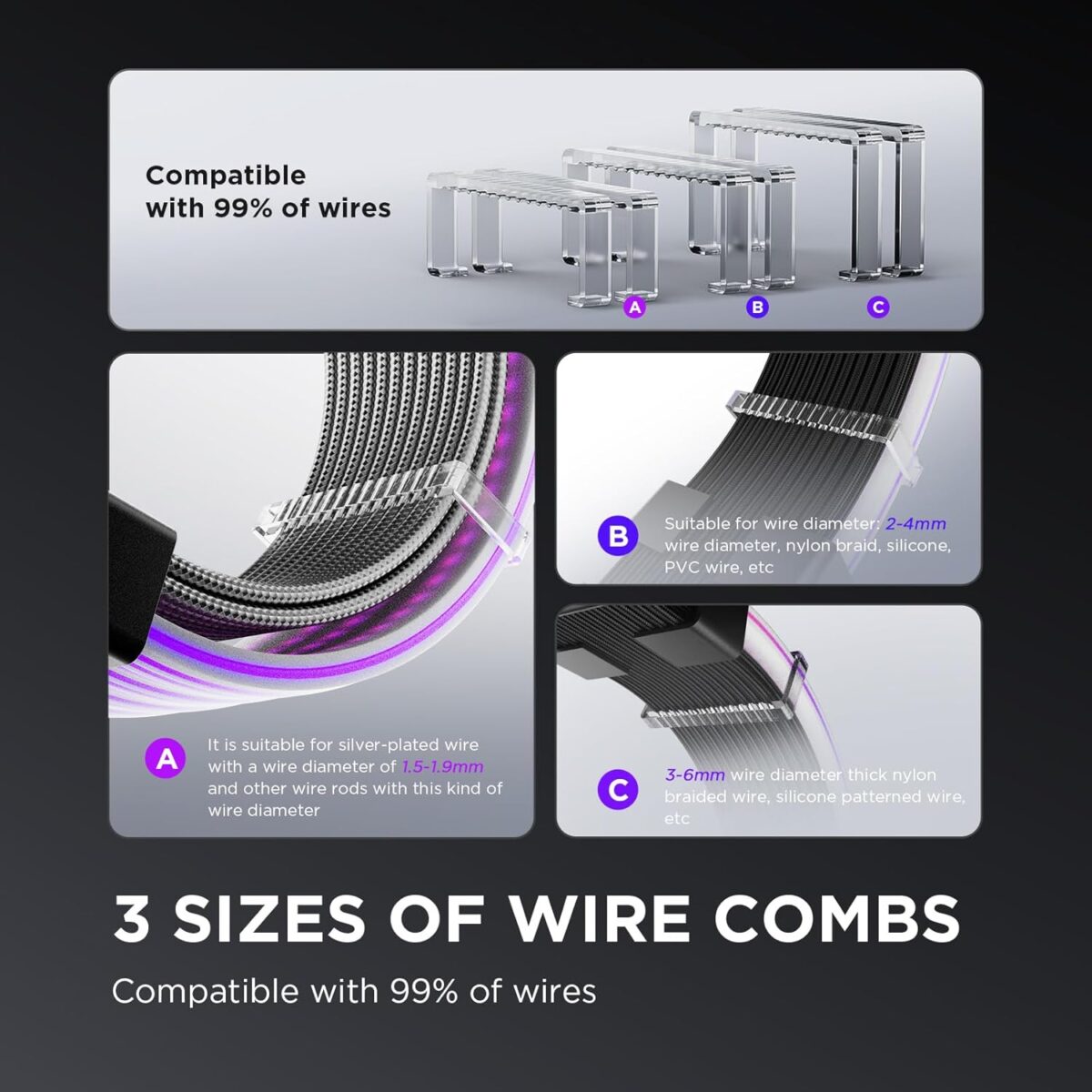 ASIAHORSE AURORA PRO ARGB PSU Cable Cover – 108 LEDs | 5V 3-Pin Sync | Fits 24-Pin & Dual 8-Pin GPU Cables |  Black Cover | Clean Aesthetic Cable Management - Image 3