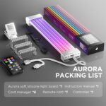 ASIAHORSE AURORA PRO ARGB PSU Cable Cover – 108 LEDs | 5V 3-Pin Sync | Fits 24-Pin & Dual 8-Pin GPU Cables |  White Cover | Clean Aesthetic Cable Management - Image 6