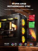 ASIAHORSE 18AWG 24-Pin ARGB Single SR Strimmer – Black | 5V 3-Pin Sync with AURA, MSI, Gigabyte, ASRock | TPE Silicone-Sleeved Cable Extension - Image 4