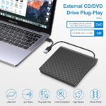 DVD Writer External Optical Drive USB 3.0 & Type-C | High-Speed 8X DVD / 24X CD Read & Write | Plug & Play | Dual Interface | Compatible with Windows & Mac | No Power Adapter Needed