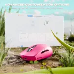 Attack Shark G3 Tri-Mode Gaming Mouse – 25,000 DPI PixArt PAW3311 Sensor, 2.4G/Bluetooth/Wired, HUANO Switches, Ultra-Light 59g, Dual-Layer Feet, Ergonomic Berry Red - Image 6