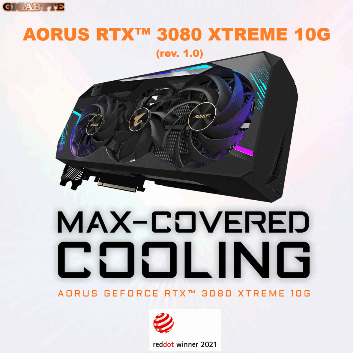 AORUS GeForce RTX™ 3080 XTREME 10G GV-N3080AORUS X-10GD GIGABYTE-AUROS-3080- GIGABYTE AUROS 3080 USED 10GB BLACK AORUS GeForce RTX 3080 XTREME 10G 10GB GDDR6X 8704 CUDA Cores 1905MHz Core Clock Max-Covered Cooling LCD Edge View RGB Fusion 2.0 320-Bit PCIe 4.0 | USED ~ GV-N3080AORUS X-10GD