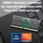 KVR56S46BD8-32 KINGSTONE 32GB DDR5 5600 NOTEBOOK SODIMM Kingston ValueRAM 32GB DDR5 5600MT/s CL46 1.1V SODIMM Laptop Memory – Advanced Speed, Absolute Stability, Amazing Compatibility with Intel XMP & AMD | KVR56S46BD8-32