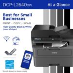 DCP-L2640DW BROTHER LASER PRINTER DUPLEX PRINTIING LCD 34PPM WIFI DIRECT Brother Wireless DCP-L2640DW Compact Monochrome Multi-Function Laser Printer With Print Copy Scan Duplex 36PPM Dual Band Wi-Fi Ethernet USB & Mobile Printing Support Brother DCP-L2640DW Wireless Compact Monochrome Multi-Function Laser Printer with Copy and Scan, Duplex, Mobile, Black & White | Includes Refresh Subscription Trial(1), Works with Alexa