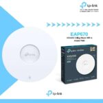 TP-Link EAP673 AX5400 Ceiling WiFi 6 Access Point – 4804 Mbps 5GHz + 574 Mbps 2.4GHz, 2.5G Port, HE160, Omada Mesh & Cloud, Seamless Roaming, WPA3 Security