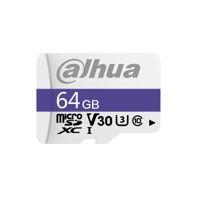 Dahua TF-C100 64GB MicroSD Memory Card – Quad-Proof Durability, High-Speed NAND Flash, Universal Compatibility For Phones, Cameras, Dashcams, And Gaming Devices