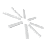 ASIAHORSE J-Model Cable Combs 1-Pack (24x Set) | 4x24Pin, 12x8Pin, 8x6Pin | White | Fits 3.4mm PSU & Extension Cables | Cable Management Accessory - Image 2