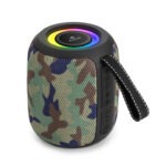 KISONLI Q26 RGB Music Speaker Camouflage | 10W Portable Bluetooth Speaker | 1200mAh Battery | RGB Lighting | Memory Card Support | For Mobile, PC, Outdoor & Karaoke Use - Image 2