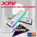 AX5U6000C3416G-ABRWH RAM XPG LANCER BLADE 32GB (16X2) RGB 6000MHZ WHITE XPG Lancer Blade 32GB (2 x 16GB) 288-Pin PC RAM DDR5 6000 (PC5 48000) Desktop Memory Model  ADATA XPG LANCER BLADE RGB DDR5 32GB kit (2 x 16GB) 6000MHz CL34 (PC5 48000) 1.35V Dual Channel Gaming Memory – Low-Profile Heatsink, RGB Sync, PMIC Power Control, for Intel XMP 3.0 & AMD EXPO | WHITE ~ AX5U6000C3416G-DTLABRWH