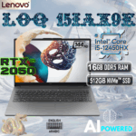 83LK0076AD LENOVO LOQ 15IAX9E I5-12450HX 2.4GHZ 16GB RAM/512GB SSD/RTX 2050 B/15.6" FHD/DOS-LUNA GREY LENOVO AI PC LOQ 15IAX9E Intel® Core i5-12450HX | 16GB DDR5 RAM ; 512GB SSD NVMe® | RTX 2050 (4GB) | 15.6 inch IPS FHD Display 144Hz | White Backlit Keyboard ENGLISH/Arabic | DOS |Luna Grey