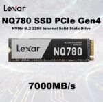 LNQ780X004T-RNNNU LEXAR NQ780 M.2 NVME 4TB 7000MB/S Lexar NQ780 4TB M.2 2280 PCIe Gen4×4 NVMe SSD | Up To 7000MB/s Read & 6000MB/s Write | 8-Channel Controller | HMB + SLC Cache | Laptop-Friendly Single-Sided Design | LNQ780X004T-RNNNU