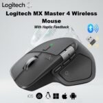 910-007569 LOGITECH MOUSE MX MASTER 4 WIRELESS GRAPHITE ERGONOMIC MOUSE Logitech MX Master 4 Wireless Mouse With Haptic Feedback, MagSpeed Scrolling, 8K DPI Any Surface Tracking, Multi-Device Connectivity, USB-C Fast Charging, Bluetooth, for Windows, MacOS | Graphite Logitech MX Master 4 Ergonomic Wireless Mouse with Advanced Performance Haptic Feedback, 8K DPI Any Surface Tracking, Ultra-Fast Scrolling, USB-C Charging, Bluetooth, Windows, MacOS - Graphite