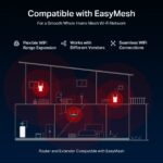 MERCUSYS MR25BE BE3600 Dual-Band Wi-Fi 7 Router – 3.6 Gbps, Multi-Link Operation, 4× Omni Antennas, EasyMesh Compatible, Full Gigabit Ports, App & WPA3 Security - Image 8