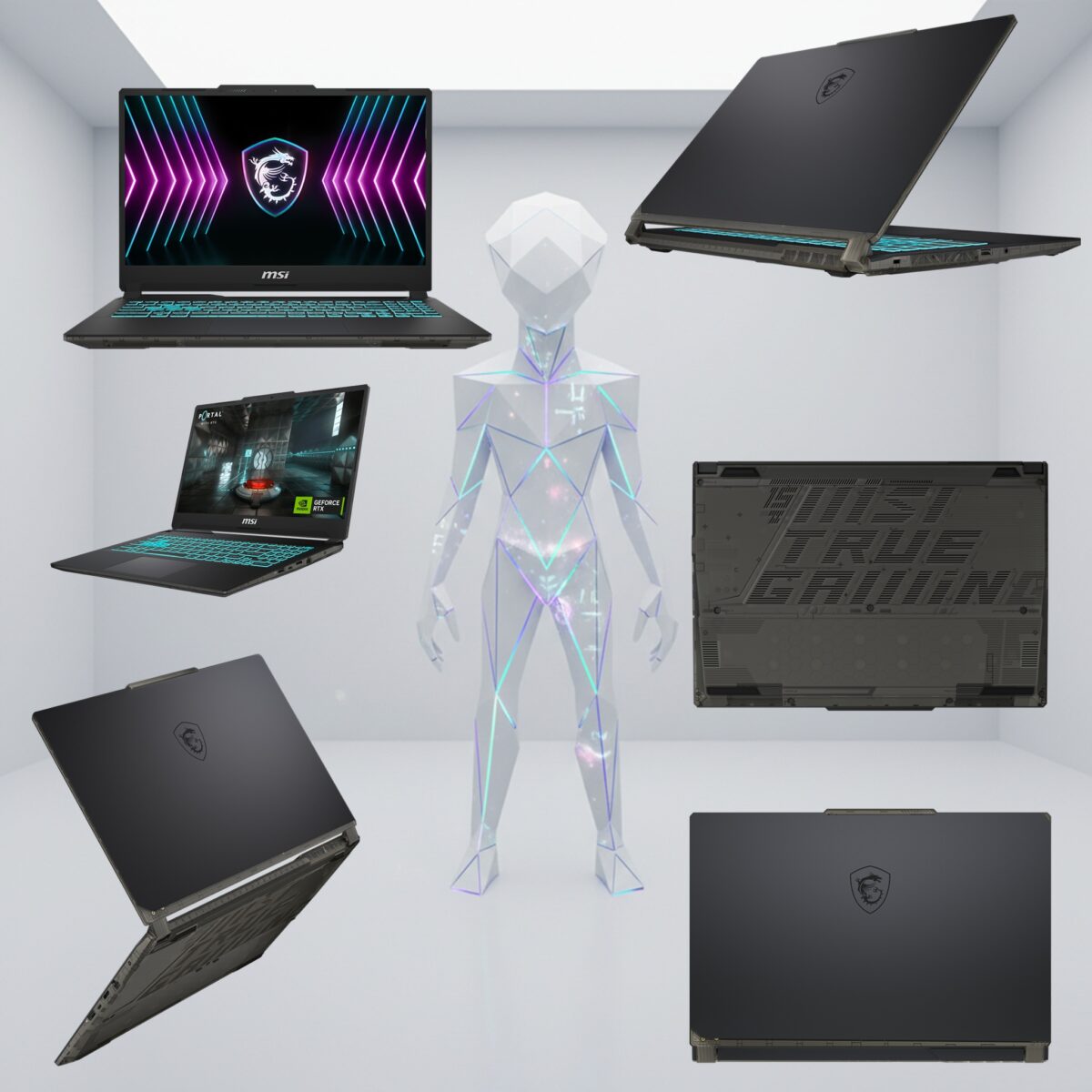 9S7-15K111-2030 Msi Cyborg 15 A2RVE-2030AE CORE 7 240H 16GbRAM/ 512GB NvmE/ Rtx4050 6Gb Graphics/15 MSI Cyborg 15 A2RVE Intel® Core 7 240H | 16GB DDR5 RAM , 512GB NVMe SSD |  RTX 4050 (6GB) | 15.6-inch 144Hz IPS Display | Blue Backlit Keyboard | Windows 11  | Translucent Black 