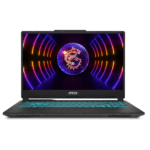 MSI Cyborg 15 A13VF | Core i7 -13620H | 16GB DDR5 RAM , 1TB SSD | RTX™ 4060 ; 8GB GDDR6 , 233 AI TOPS | 15.6" FHD IPS 144Hz | DOS | 1-Zone Blue Backlit EN/AR Keyboard | Translucent Black - Image 8