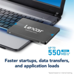 Lexar® NQ100 2.5” SATA III (6Gb/s) SSD 480GB | Up to 550MB/s Read | Shock & Vibration Resistant | Durable, Reliable, Faster Boot & Data Transfer - Image 3