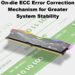 FF2D532G6400HC38JDC0 RAM TEAM TFORCE DELTA RGB 32GB (16X2) 6400MHZ CL38 TEAMGROUP T-FORCE DELTA RGB ECO DDR5 32GB (2x16GB) 6400MHz CL38 Silver | Eco-Friendly Overclocking Memory | RGB Lighting | Intel XMP 3.0 & AMD EXPO | Lifetime Warranty