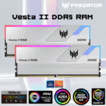 BL.9BWWR.653 RAM ACER PREDATOR VESTA II DDR5 RGB 32GB (16X2) SILVER CL36 Acer Predator Vesta II DDR5 6000MHz 32GB Kit (16GBx2) RGB RAM CL36 1.35V , Intel XMP 3.0 & AMD EXPO Compatible Computer Memory PC5-48000 | SILVER ~  BL.9BWWR.653