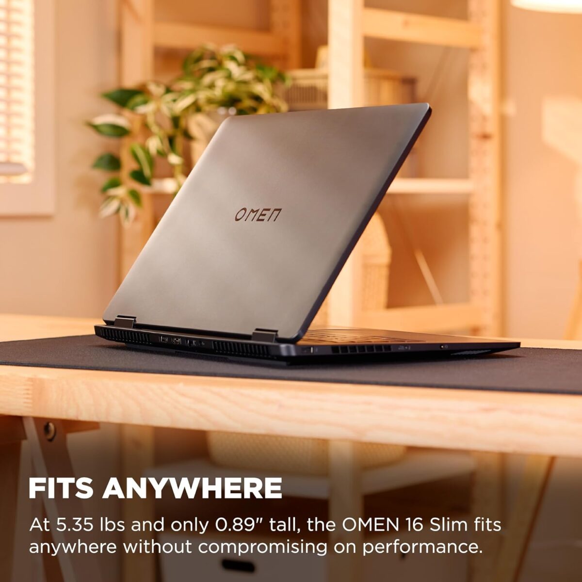 C0SX3UA#ABA HP OMEN 16-AN0027 SLIM CORE ULTRA 5 225H/16GB/1TB/5050 8GB/WIN 11/ hp OMEN 16 Slim Intel® Core™ Ultra 5 225H | 16GB DDR5 RAM , 1TB NVMe® SSD | RTX 5050 (8GB) | 16-inch IPS 165Hz Display | 4-zone RGB Backlit Keyboard | Windows 11 | SHADOW BLACK ~ 16-an0027wm