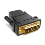 UGREEN DVI (24+1) Male to HDMI Female Adapter – Full HD 1080p Bi-Directional Converter | Gold-Plated Connectors | Model 20124 – Black - Image 2