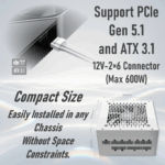 EN46537 XIGMATEK POWER SUPPLY 850W THOR T850M ARCTIC V3 BRONZE XIGMATEK Thor T850M Arctic V3 850W Power Supply – 80 Plus Bronze, Full Modular, 120mm Silent Fan, PCIe 5.1, Dual CPU, ATX 3.1, OPP/OVP/UVP Protection, EU Cord