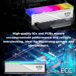 AX5U6000C3416G-ABRWH RAM XPG LANCER BLADE 32GB (16X2) RGB 6000MHZ WHITE XPG Lancer Blade 32GB (2 x 16GB) 288-Pin PC RAM DDR5 6000 (PC5 48000) Desktop Memory Model AX5U6000C3416G-DTLABRBK