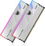 BL.9BWWR.653 RAM ACER PREDATOR VESTA II DDR5 RGB 32GB (16X2) SILVER CL36 Acer Predator Vesta II DDR5 6000MHz 32GB Kit (16GBx2) RGB RAM CL36 1.35V , Intel XMP 3.0 & AMD EXPO Compatible Computer Memory PC5-48000 | SILVER ~  BL.9BWWR.653
