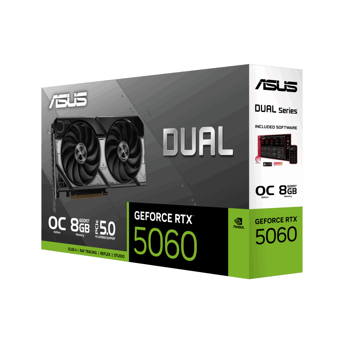 ASUS Dual OC GeForce RTX 5060 8GB GDDR7 Graphics Card – PCIe 5.0, Axial-Tech Dual Fans, Dual BIOS, 2.5-Slot Compact Design, DLSS 4, Reflex 2, Ray Tracing, 4× 8K Display Support - Image 15