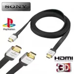 Sony High-Speed HDMI 5M Flat Cable with Ethernet | 4K & Full HD 1080P Support | Gold-Plated Connectors | HDTV, Blu-ray, Gaming Console Compatible - Image 4