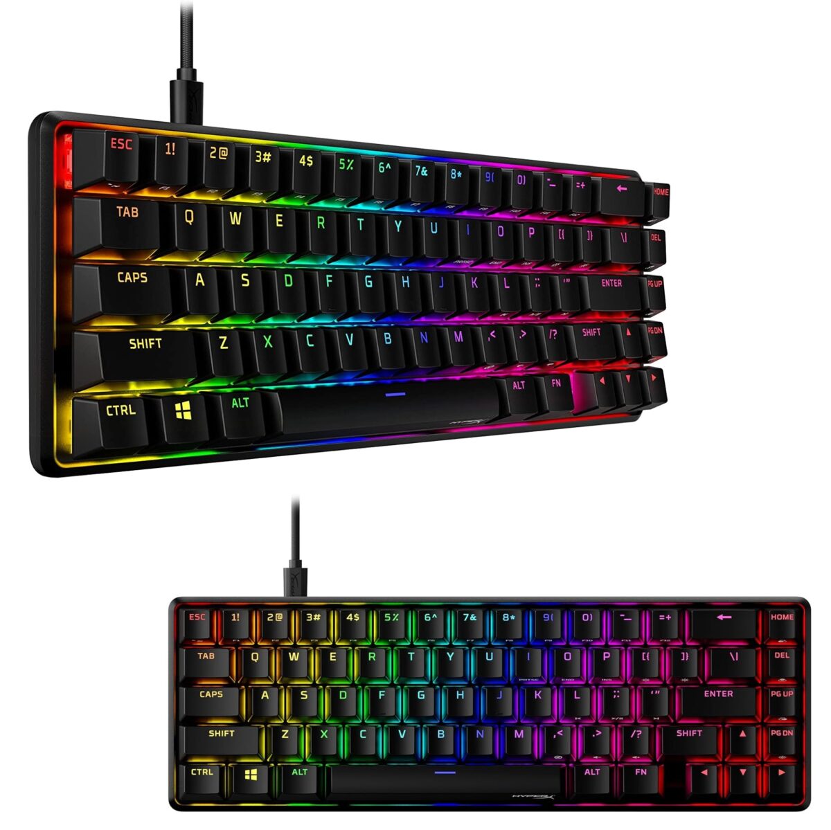 ALLOY-ORIGIN-65%-OB HYPERX ALLOY ORIGIN 65% OPENBOX KEYBOARD AQUA SWITCH HyperX Alloy Origins 65 Gaming Keyboard – Aqua Tactile Switches, 65% Compact Aluminum Frame, RGB Backlit PBT Keycaps, Detachable USB-C, Anti-Ghosting & NGENUITY Control | BLACK