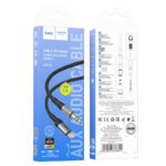 HOCO UPA26 Type-C to 3.5mm Audio Cable – 1M Braided Nylon, Built-in DAC Chip, Hi-Fi Lossless Sound, Gold-Plated Connectors, Oxygen-Free Copper Core, Zinc Alloy Shell, Black - Image 6