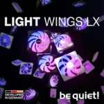 BEQUIET-WINGS-LX-120 FAN BE QUIET LIGHT WINGS LX 120MM PWM SINGLE FAN Be Quiet! Light Wings LX 120mm PWM High-Speed ARGB Fan – 2100RPM Silent Cooling, 16 ARGB LEDs, Closed Loop Motor, Rifle Bearing, 60,000h Lifespan, 2.51mm H₂O Pressure | BLACK