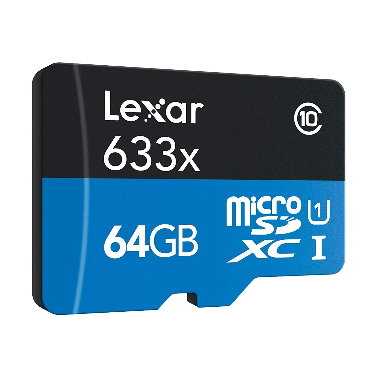Lexar High-Performance 633x 64GB MicroSDHC UHS-I – Up to 100MB/s Read Speed, Class 10 Flash Memory Card for 4K Video, Phones, Tablets, Cameras, and Gaming Devices