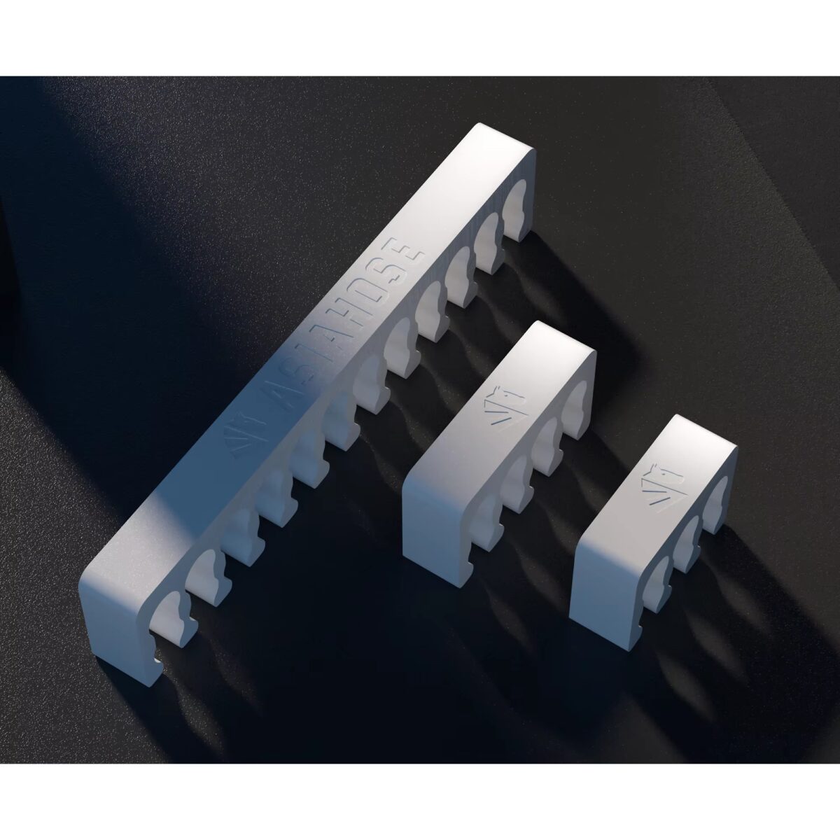 ASIAHORSE D-Model Cable Combs 1-Pack (32x Set) | 4x24Pin, 20x8Pin, 8x6Pin | White | Fits 3.4mm PSU & Extension Cables | Cable Management Accessory - Image 1