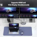 UGREEN-90909A UGREEN HDMI WIRELESS TR / RE 30M 4K 30HZ / 50M FHD 60HZ UGREEN 90909A Wireless HDMI/VGA Display Transmitter & Receiver Kit , 4K@30Hz , 50m Range , Audio Sync , Dual Band 2.4G/5G , USB-C Power , for Streaming up Video and Audio to Monitor from Laptop/PC/TV Box 