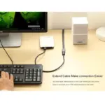 UGREEN 30126 USB 3.0 Extension Cable – 1.5m High-Speed Male to Female Cable, 5Gbps Data Transfer, Gold-Plated Connectors, Durable Flexible Build, Backward Compatible with USB 2.0/1.1 - Image 2