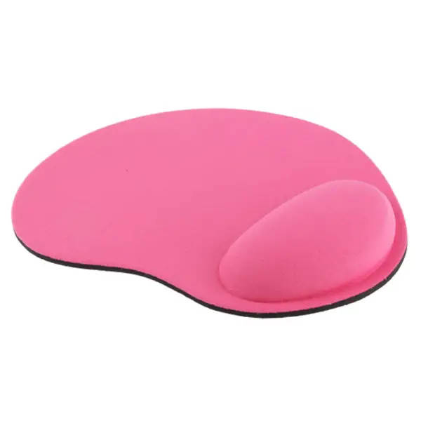 Ergonomic Pink Gel Wrist Mouse Pad – Non-Slip Base, Soft Memory Gel Cushion for Wrist Support, Anti-Fatigue Comfort for Office & Gaming, Smooth Precise Surface