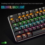 G100-MECHANICAL-SET SET G100 MECHANICAL LUMINOUS MOUSE AND KEYBOARD RGB LDK.ai G100 Wired Gaming Keyboard & Mouse Set — 104-Key Blue Switch Mechanical Keyboard With 6-Color Breathing Backlight, USB Interface, 3-Key Gaming Mouse | BLACK