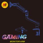 NB-A6 NB A6 Gaming Monitor Arm – Supports 27" to 50" NB A6 Gaming Monitor Arm For 27″–50″ Flat - Ultrawide - Curved Displays ; 18KG Max Load ; 360° Rotation ; Mechanical Spring ; Ergonomic Design ; C-Clamp & Grommet Mount With Cable Management