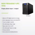 SMART-X-ST1KVA UPS SMART X ONLINE 1KVA Smart X High Frequency Online UPS ST 1KVA With Built-In Battery, 1KVA/0.9kW Output, 0ms Switching, 24VDC Dual Battery, Pure Sine Wave, ≥90% Efficiency, Overvoltage Protection