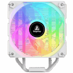 Segotep FI4 Digital White Air Cooler with 4 Copper Heat Pipes, 120mm PWM ARGB Fan, Detachable Real-Time CPU Status Display, 180W TDP Cooling for Intel LGA1700 & AMD AM5 Systems - Image 6