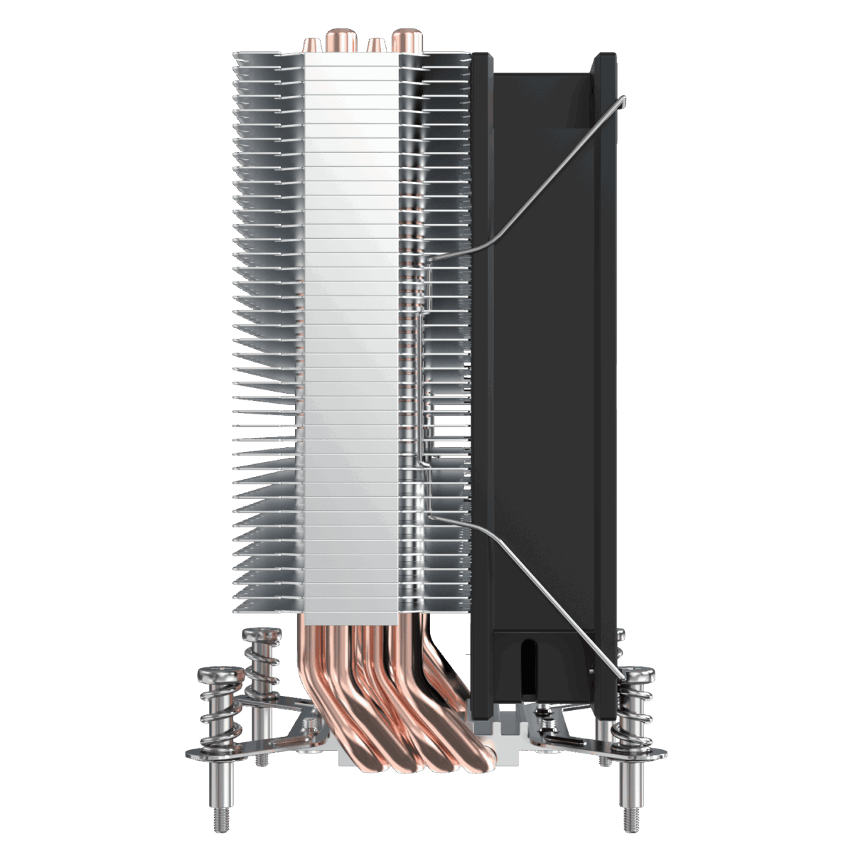 Segotep K4 SE RGB Intel CPU Air Cooler with 120mm Pre-Locked RGB Fan, 4×6mm Copper Heat Pipes, Offset Heat Pipe Design, Quiet 28.6dB Operation and Tool-Free LGA115X/1200/1700/1851 Installation - Image 7