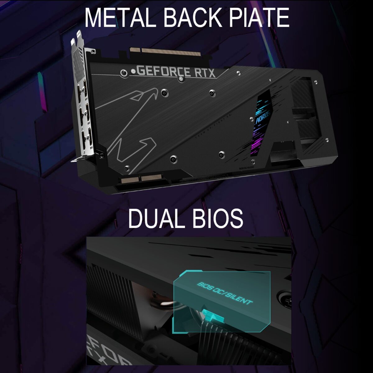 GIGABYTE-AORUS-3090- GIGABYTE AORUS RTX 3090 24GB USED GIGABYTE AORUS GeForce RTX 3090 MASTER 24G With Max-Covered Cooling, LCD Edge View, RGB Fusion 2.0, 1785 MHz Core Clock, 6 Video Outputs, Metal Back Plate | BLACK 